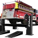 Challenger 44060 Heavy-Duty Chain-Driven 4-Post Lift 60,000 lb - New Black Color