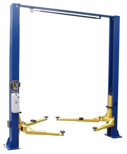 AL2-9K-ACX-2__55062.1759537038.jpg Auto Lift AL2-9K-ACX 9,000 lb. Asymmetric 2 Post Car Lifts - Image 1