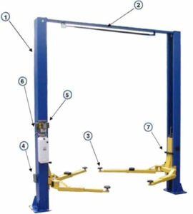 Auto Lift AL2-9K-ACX 9,000 lb. Asymmetric 2 Post Car Lifts - Image 2