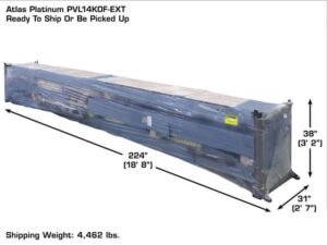 Atlas® Platinum PVL14OF-EXT ALI Certified Open Front 4 Post Alignment Lift 14,000 lbs - Image 12