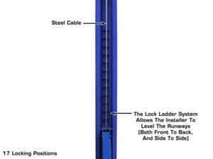 Atlas® Platinum PVL14OF-EXT ALI Certified Open Front 4 Post Alignment Lift 14,000 lbs - Image 7