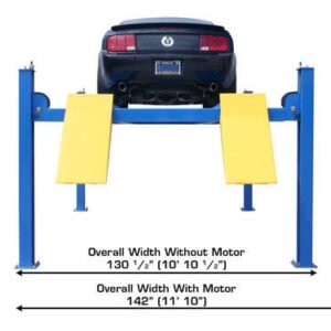 Atlas® 414A Commercial Grade 4 Post Alignment Lift 14,000 lbs