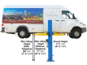 Atlas® BP-10000 Floor Baseplate 2 Post Car Lift 10,000 lbs - Image 6