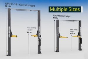 BendPak 10AP-168 Adaptable Clearfloor Adj-Width Ex-Tall ALI 2 Post Lift 10,000 lb. - New - Image 16