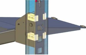 BendPak HD-9ST Narrow Width 4 Post Car Lift 9,000 lb. - New Gray - Image 14