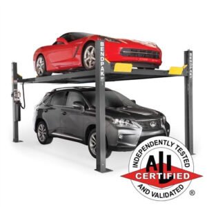 BendPak HD-9XW Extra Tall Four Post Car Storage Parking Lift 9,000 lb. - New Gray