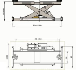 KaTool KT-4M110PA Four Post Alignment Vehicle Lift 11,000lbs - Image 6