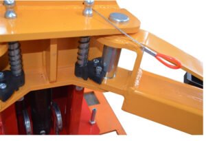 Katool KT-H100 Symmetric 2 Post Floor Plate Car Lift 10,000 lbs - Red - Image 8