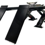 Challenger SX14-ER Surface Mount HD Extended Ramps Scissor Alignment Lift Package 14,000 lbs
