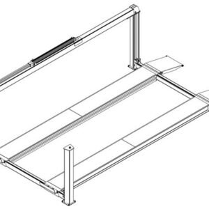 Whip Industries WFP30R Heavy-Duty Four Post Car Lift 30,000 lb.