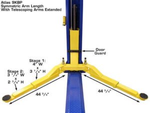 Atlas® 9KBP Floor Base-Plate 2 Post Lift 9,000 lbs - Image 13