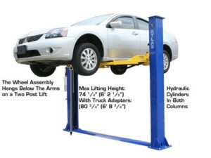 Atlas® 9KBP Floor Base-Plate 2 Post Lift 9,000 lbs - Image 2