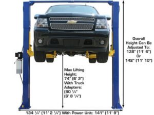 Atlas® 9KOH Symmetric/Asymmetric 2 Post Lift 9,000 lbs - Image 4