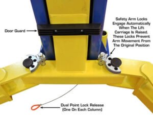 Atlas® 9KOH Symmetric/Asymmetric 2 Post Lift 9,000 lbs - Image 8