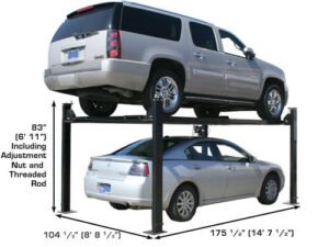 Atlas® Garage Pro 8000 Service/Parking 4 Post Lift 8,000 lbs - Image 8
